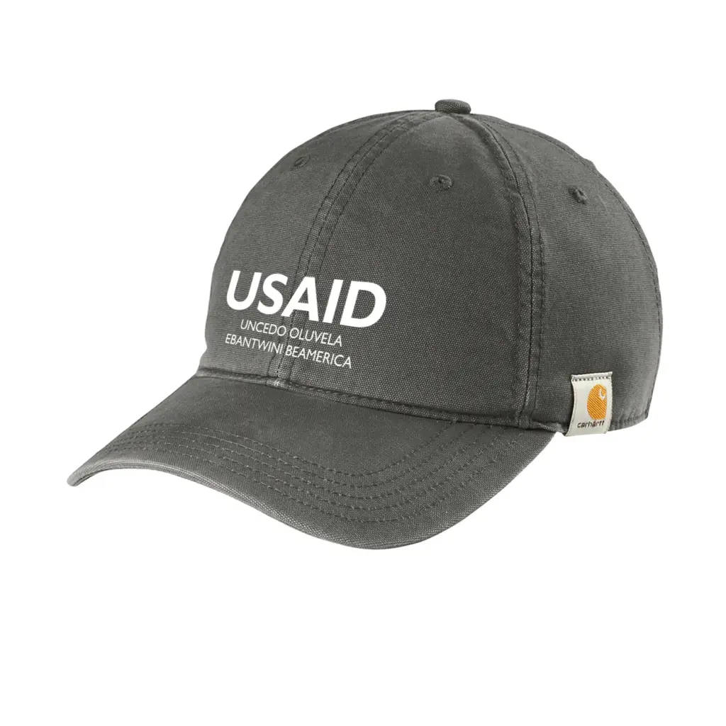 USAID Sindebele - Embroidered Carhartt Cotton Canvas Cap (Min 12 pcs)