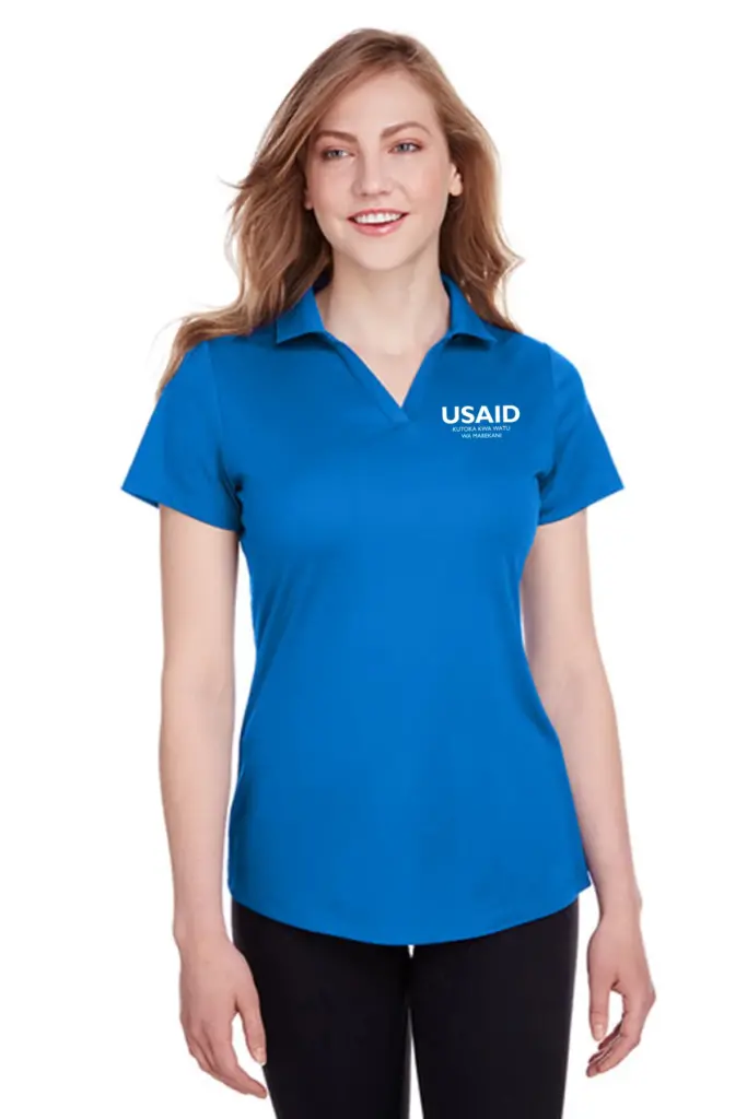 USAID Swahili PUMA GOLF Ladies Icon Golf Polo