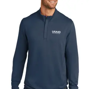 USAID Lingala - New TravisMathew Newport 1/4 Zip Fleece Pullover
