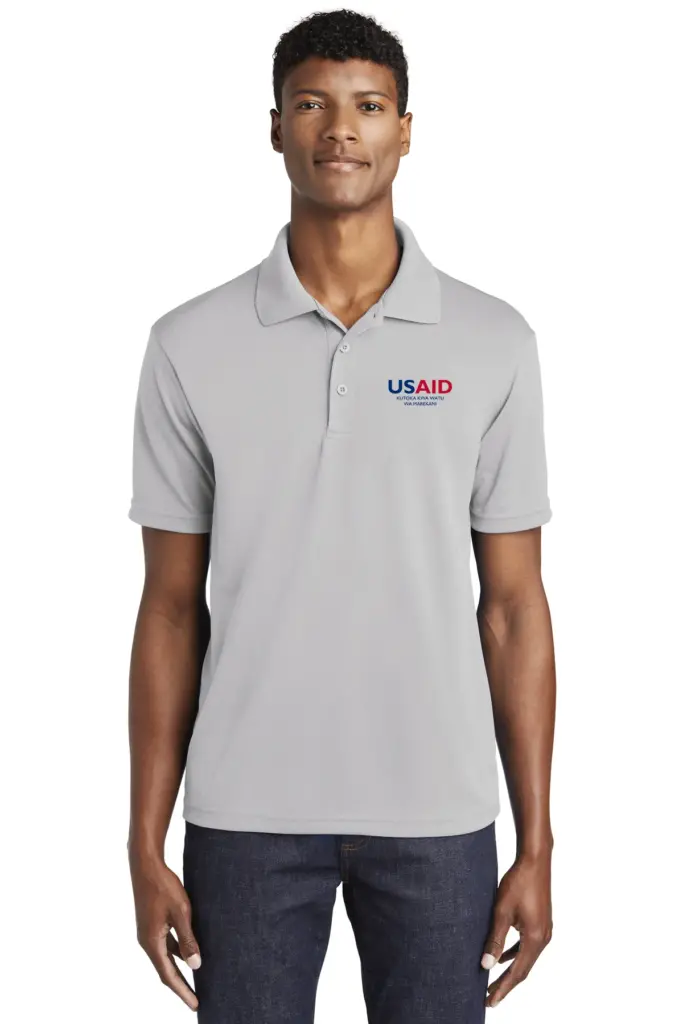 USAID Swahili - Sport-Tek PosiCharge RacerMesh Polo Shirt