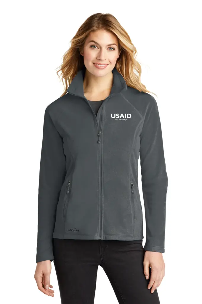 USAID Wala Eddie Bauer Ladies Full-Zip Microfleece Jacket