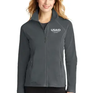USAID Lusamiya Eddie Bauer Ladies Full-Zip Microfleece Jacket