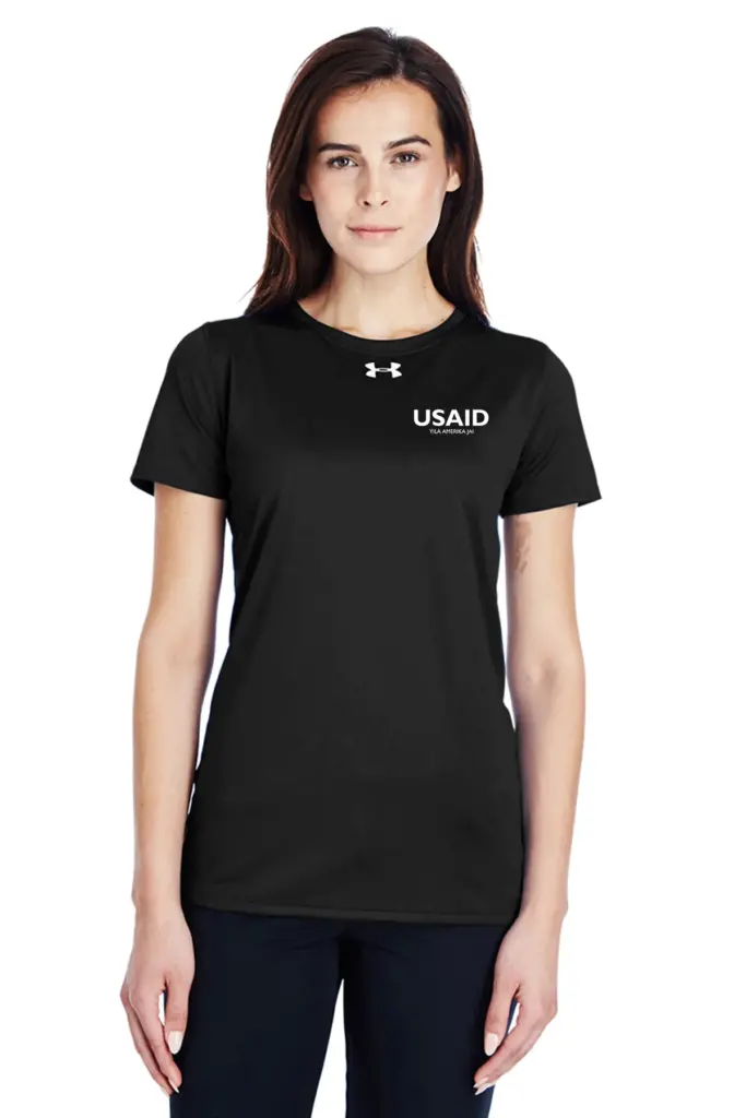 USAID Wala Under Armour UA Ladies Locker Short Sleeve Shirt