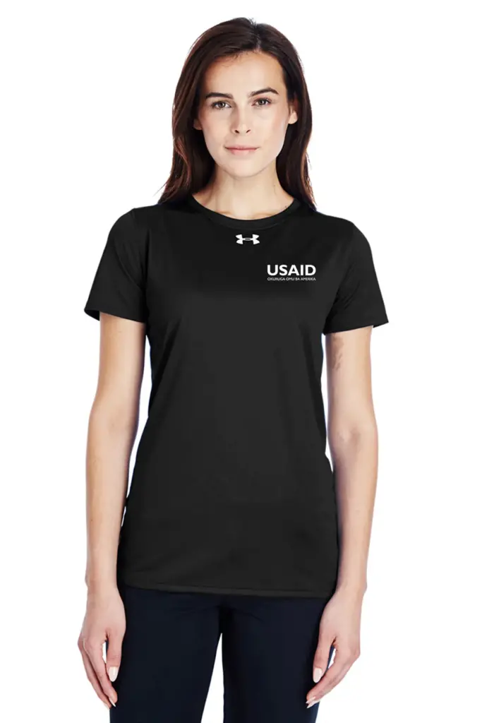 USAID Rutooro Under Armour UA Ladies Locker Short Sleeve Shirt