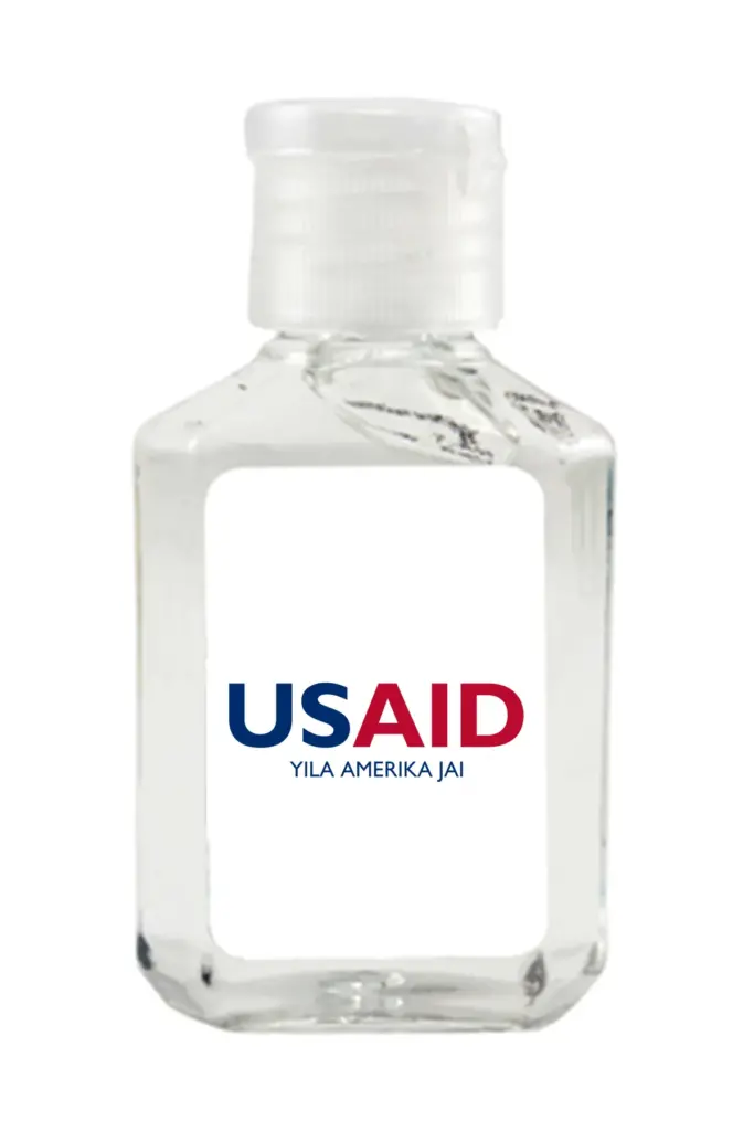 USAID Wala - Antibacterial Hand Sanitizer Gel on White Label