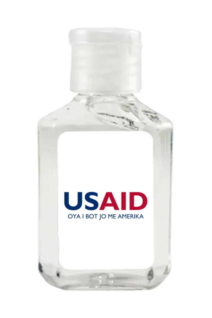 USAID Langi - Antibacterial Hand Sanitizer Gel on White Label