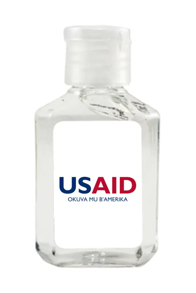 USAID Luganda - Antibacterial Hand Sanitizer Gel on White Label