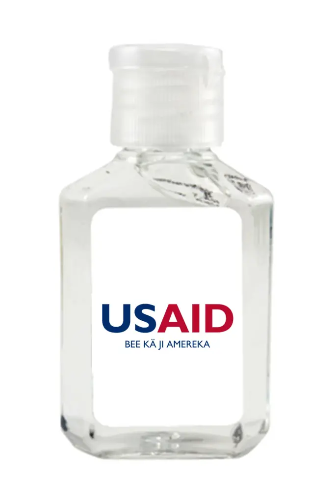USAID Nuer - Antibacterial Hand Sanitizer Gel on White Label