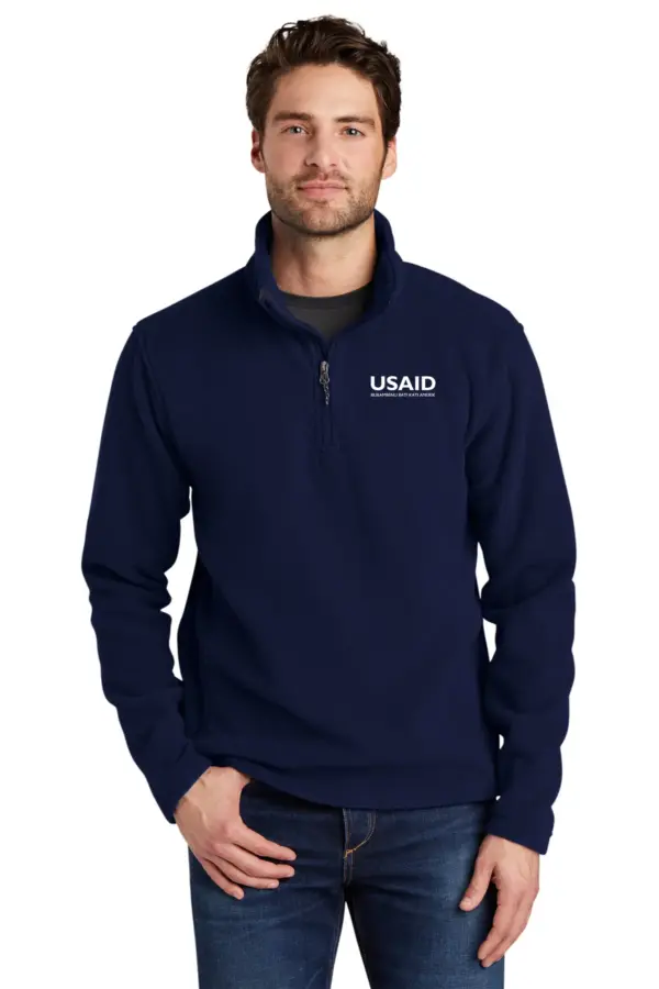 USAID Joola - Port Authority Men's Value Fleece 1/4-Zip Pullover Jacket
