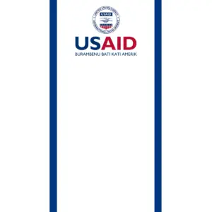 USAID Joola Superior Retractable Banner - 48" Silver Base. Full Color