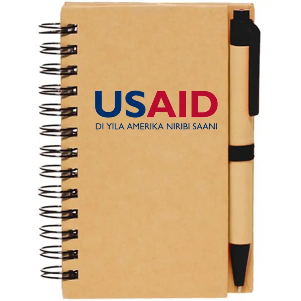 USAID Dagbani - 2.75" x 4.75" Mini Spiral Notebooks