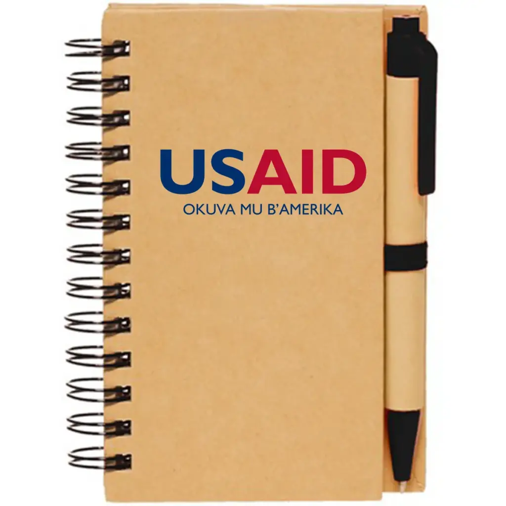 USAID Luganda - 2.75" x 4.75" Mini Spiral Notebooks