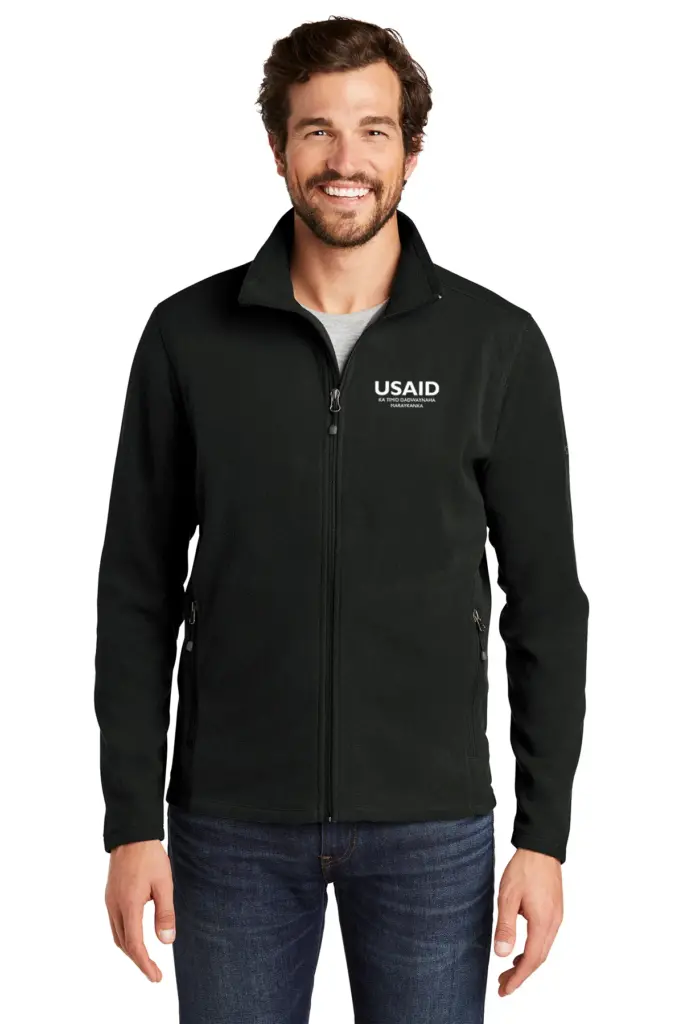 USAID Somali - Eddie Bauer Men's Full-Zip Microfleece Jacket