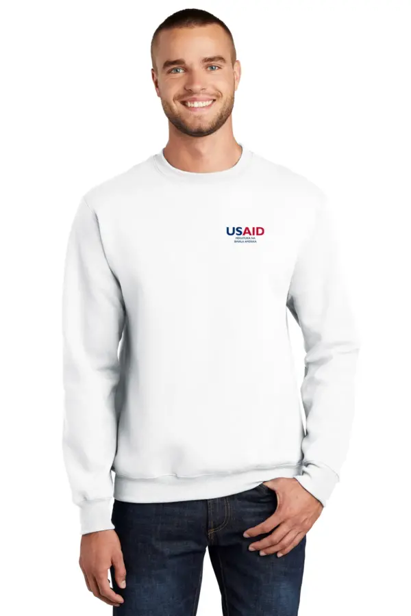 USAID Kikongo - Port & Company Men's Essential Fleece Crewneck Sweatshirt