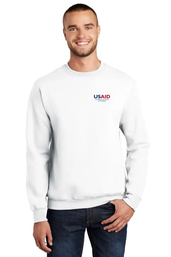 USAID Nyanja - Port & Company Men's Essential Fleece Crewneck Sweatshirt