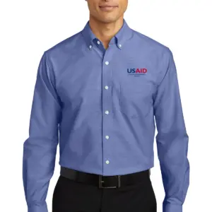 USAID Kaond - Port Authority SuperPro Oxford Shirt