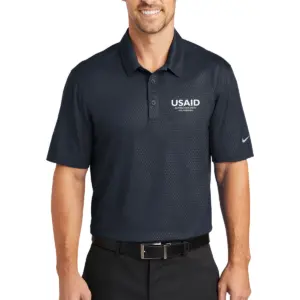 USAID Swahili - Nike Golf Dri-FIT Embossed Tri-Blade Polo Shirt