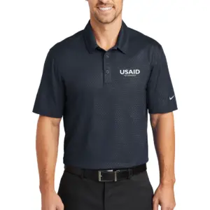 USAID Wala - Nike Golf Dri-FIT Embossed Tri-Blade Polo Shirt