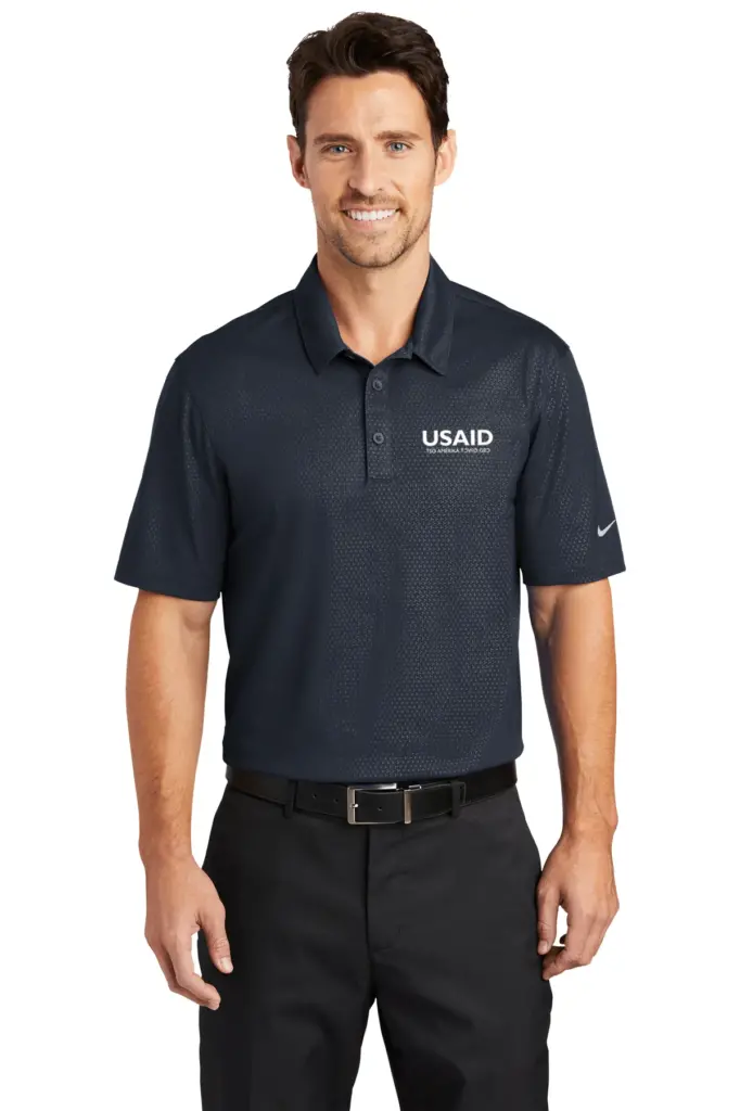 USAID Ewe - Nike Golf Dri-FIT Embossed Tri-Blade Polo Shirt