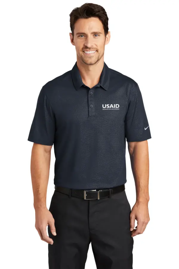 USAID Rutooro - Nike Golf Dri-FIT Embossed Tri-Blade Polo Shirt