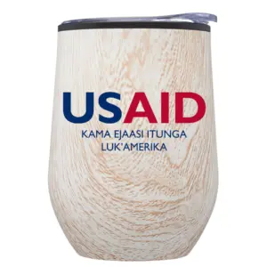 USAID Ateso - 12 Oz. Palmera Stemless Wine Tumbler w/Lid