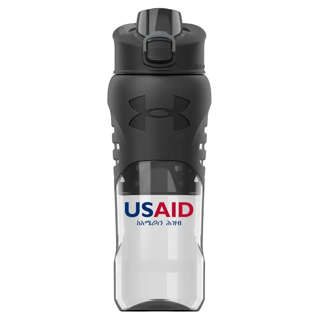 USAID Amharic - 24 Oz. Under Armour Draft Grip Bottle
