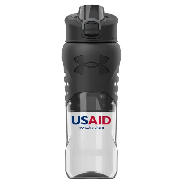 USAID Amharic - 24 Oz. Under Armour Draft Grip Bottle