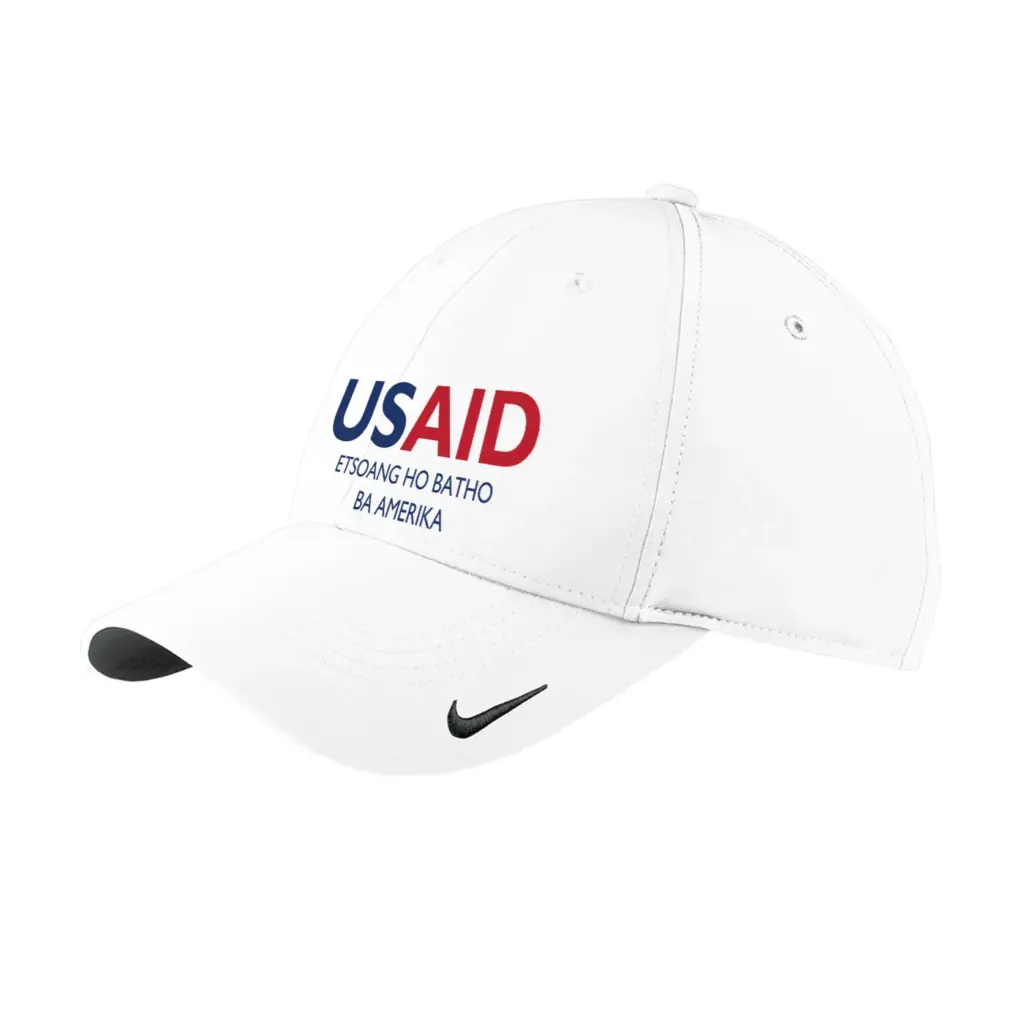 USAID Sesotho - Embroidered Nike Swoosh Legacy 91 Cap (Min 12 Pcs)