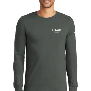 USAID Nyanja - Nike Men's Dri-FIT Cotton/Poly Long Sleeve Tee