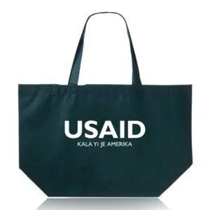 USAID Shilluk - Budget Non-Woven Shopper Tote Bags (20"x13")