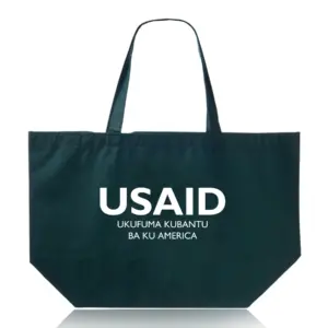 USAID Bemba - Budget Non-Woven Shopper Tote Bags (20"x13")