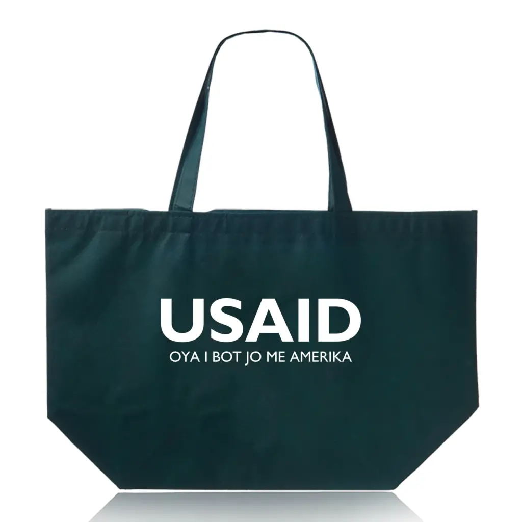 USAID Langi - Budget Non-Woven Shopper Tote Bags (20"x13")