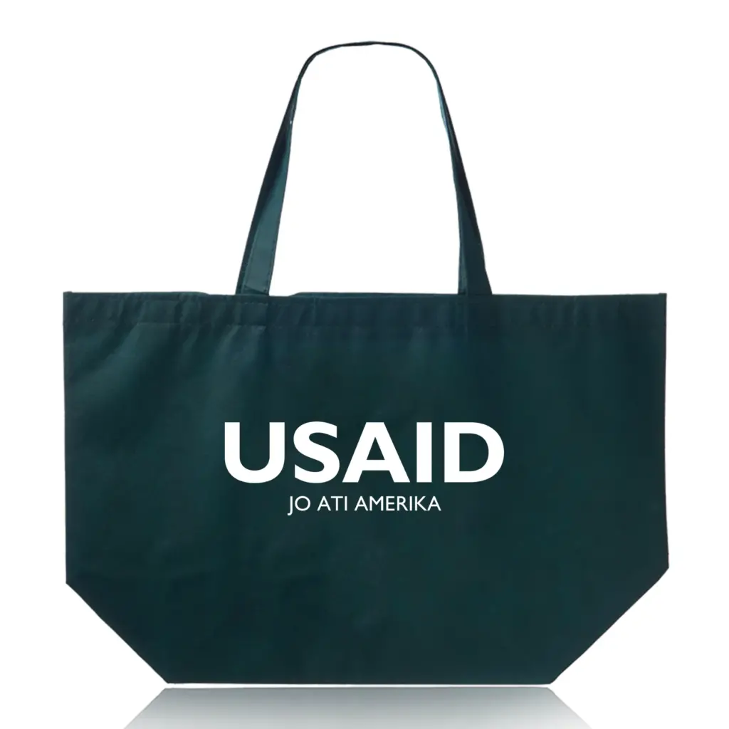 USAID Otuho - Budget Non-Woven Shopper Tote Bags (20"x13")