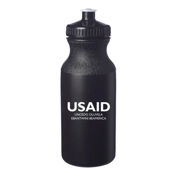 USAID Sindebele - 20 Oz. Custom Plastic Water Bottles