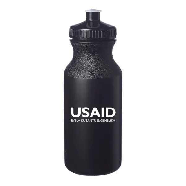 USAID Zulu - 20 Oz. Custom Plastic Water Bottles