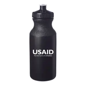 USAID Bari - 20 Oz. Custom Plastic Water Bottles