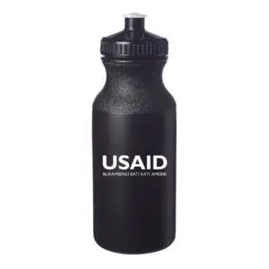 USAID Joola - 20 Oz. Custom Plastic Water Bottles