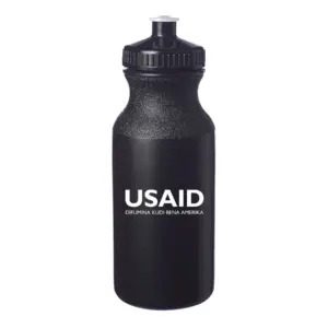 USAID Luba - 20 Oz. Custom Plastic Water Bottles
