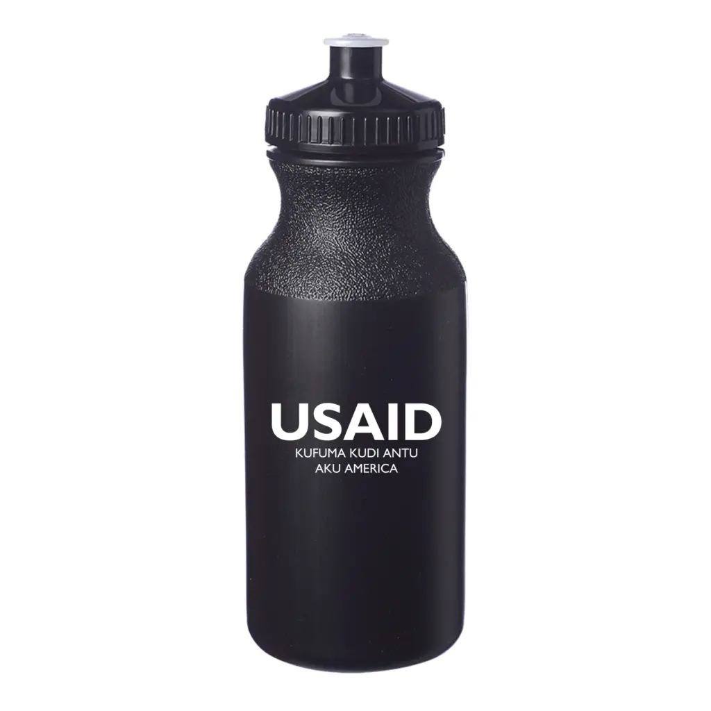 USAID Lunda - 20 Oz. Custom Plastic Water Bottles