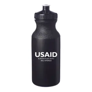 USAID Lunda - 20 Oz. Custom Plastic Water Bottles