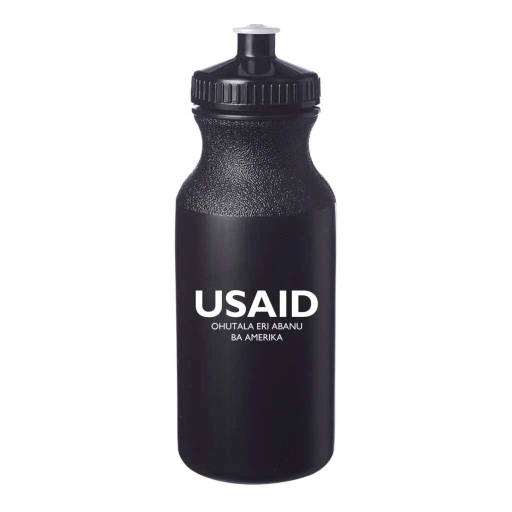 USAID Lusamiya - 20 Oz. Custom Plastic Water Bottles