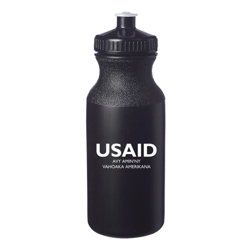 USAID Malagasy - 20 Oz. Custom Plastic Water Bottles