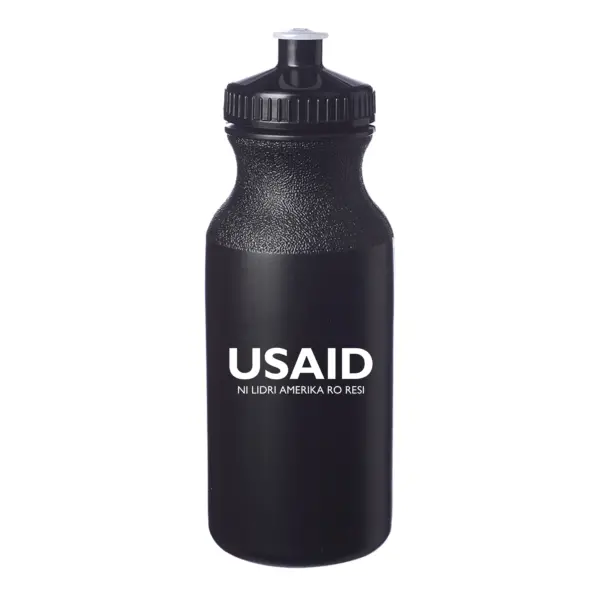 USAID Moru - 20 Oz. Custom Plastic Water Bottles