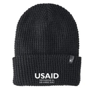 USAID Soninke - Embroidered SPYDER Adult Vertex Knit Beanie