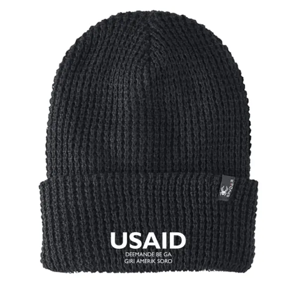USAID Soninke - Embroidered SPYDER Adult Vertex Knit Beanie