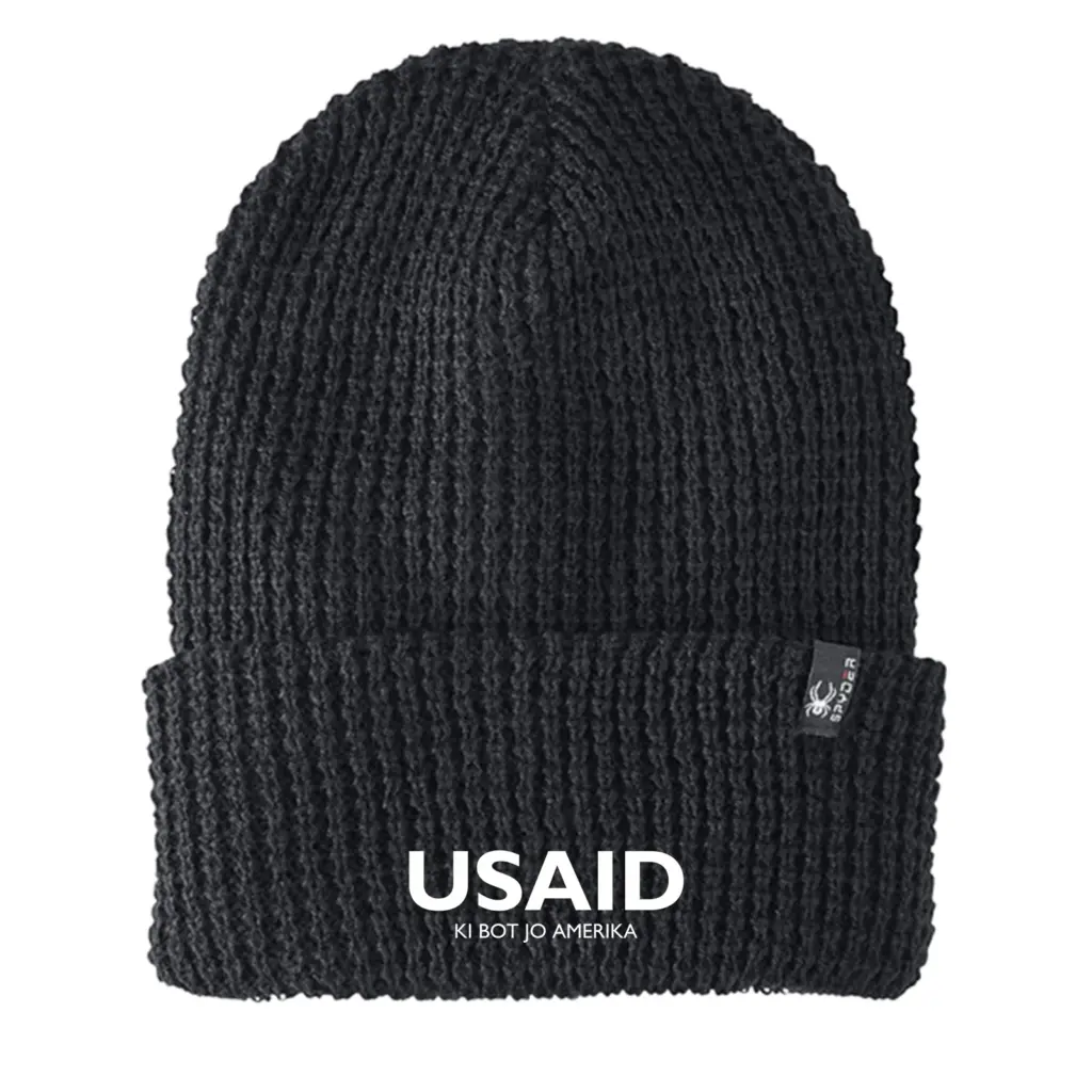 USAID Acholi - Embroidered SPYDER Adult Vertex Knit Beanie