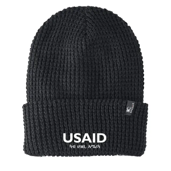 USAID Tigrinya - Embroidered SPYDER Adult Vertex Knit Beanie
