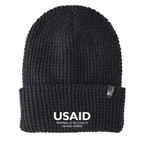 USAID Wolof - Embroidered SPYDER Adult Vertex Knit Beanie