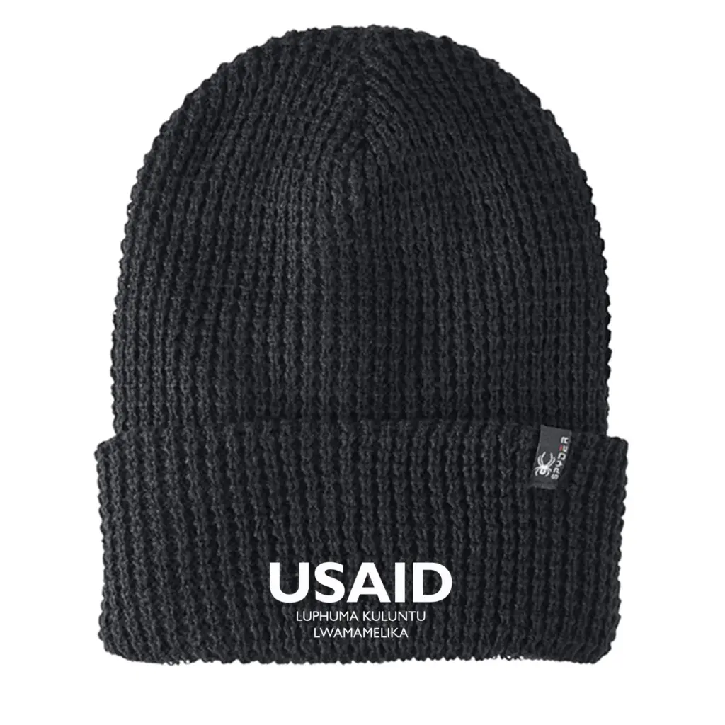 USAID Xhosa - Embroidered SPYDER Adult Vertex Knit Beanie