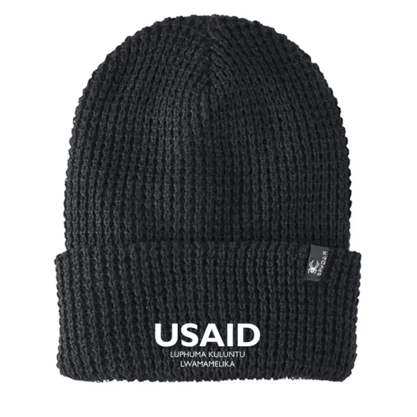 USAID Xhosa - Embroidered SPYDER Adult Vertex Knit Beanie